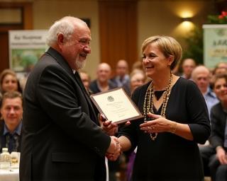 Award ceremony for Somerset Sustainable Business Award 2020